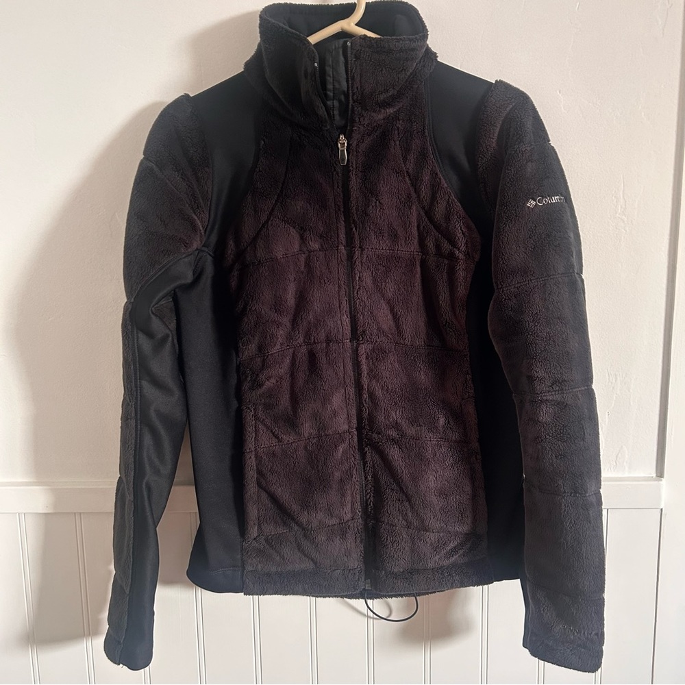 Columbia Omni Heat Woman's Jacket, Size Medium Black, Full Zip